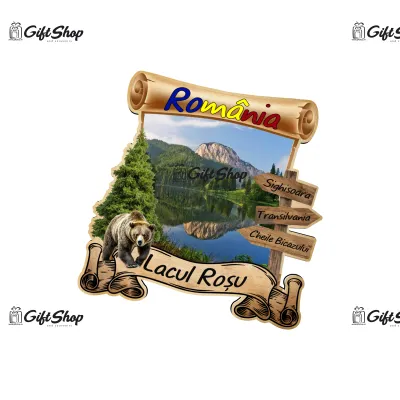 Lacul rosu, romania, magnet papirus, model mgs 211